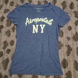 Aeropostale Blue Logo Tee sz M
